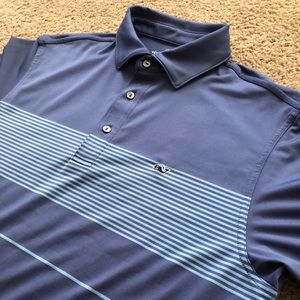 Vineyard Vines Polo Performance Golf Medium Blue